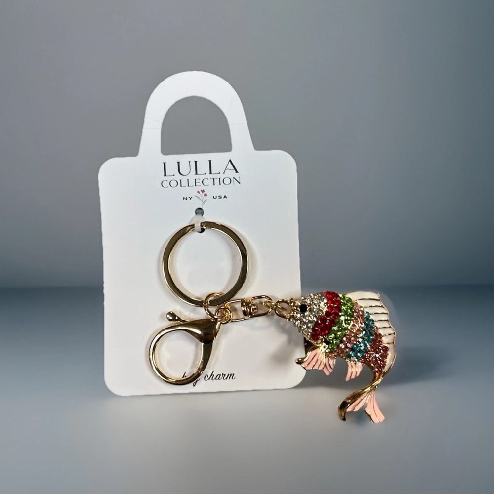 Lulla Collection Fish Charm Keychain